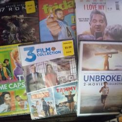 DVDs New Assortment Of 6 DVDs