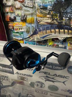 Daiwa Saltist 50 Star drag. Brand new in box with clamp.
