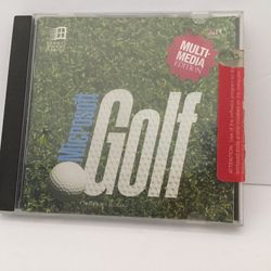 CD-ROM. Microsoft Golf. Multi Media Edition. Microsoft Windows. Vintage