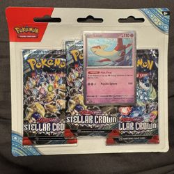 Pokemon Scarlett And Violet Stellar Crown Various Blisters
