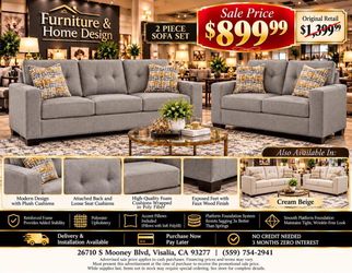 2pcs sofa set