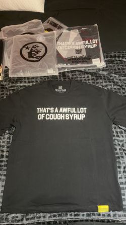 That’s a awful lot of cough syrup tee