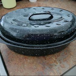 Oven roaster pan