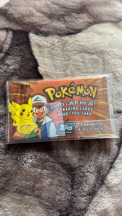 1999  POKEMON TOPPS TV Animation Series 1 Sealed  Booster Pack
