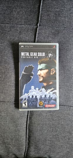 Metal Gear Solid portable ops plus for psp