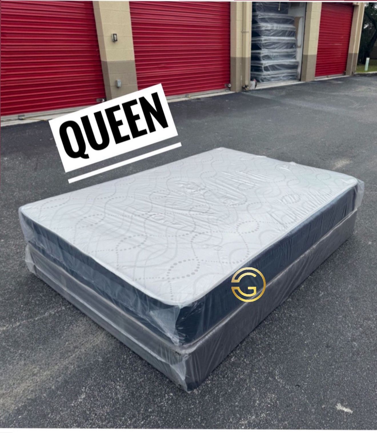 NEW Mattress Queen Size Regular With Box Spring // Offer 🚚