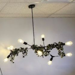 Chandelier Modern Ceiling Light Chandeliers 9 Bulb, Sputnik Mount Light, Modern Black Industrial Sputnik Ceiling Light for Office and Restaurant