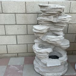 New Water Fountain Made Out Of Cement Perfect Gift 
