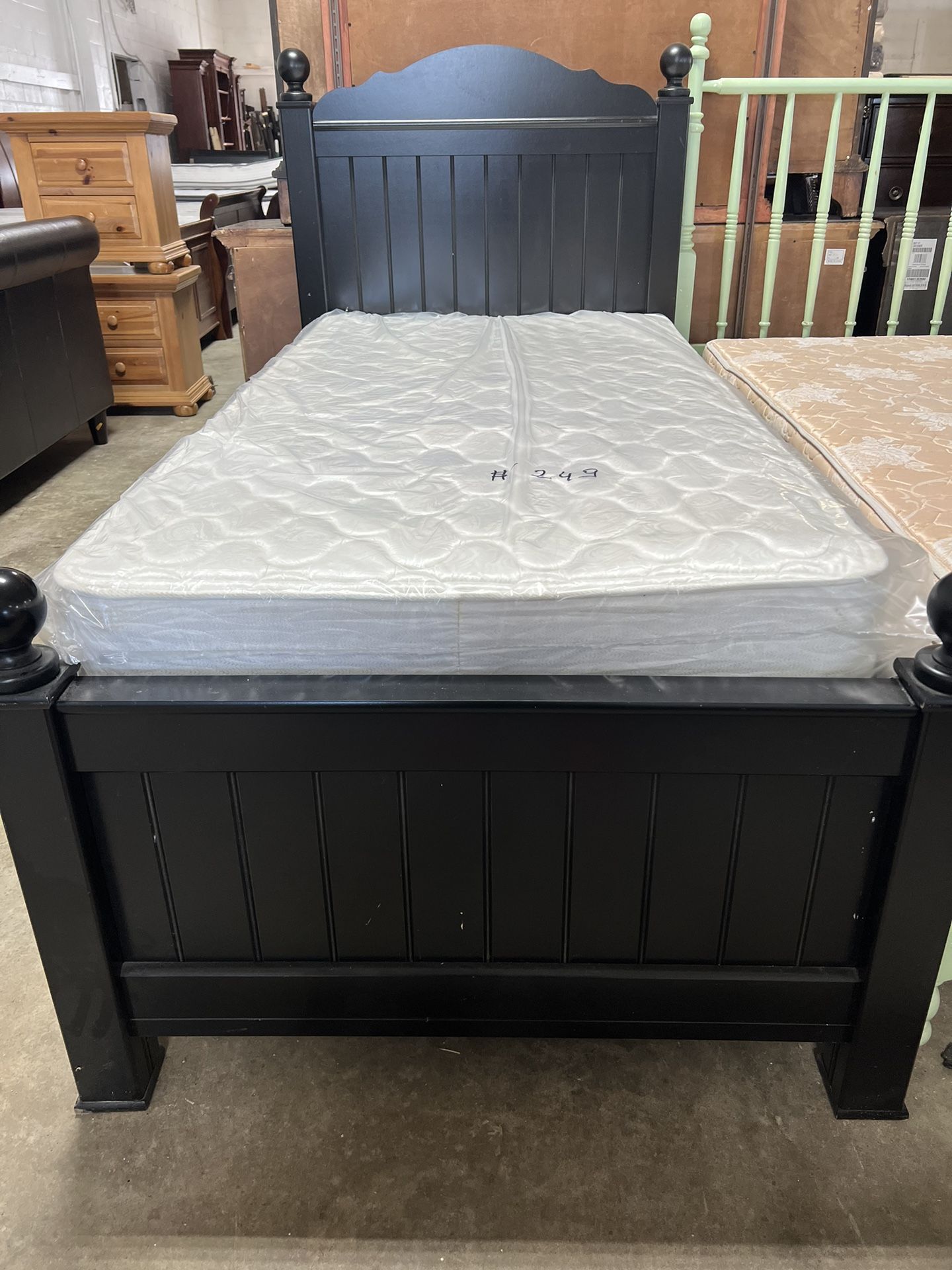 Twin Size Bed, Mattress And Box Spring Free Delivery