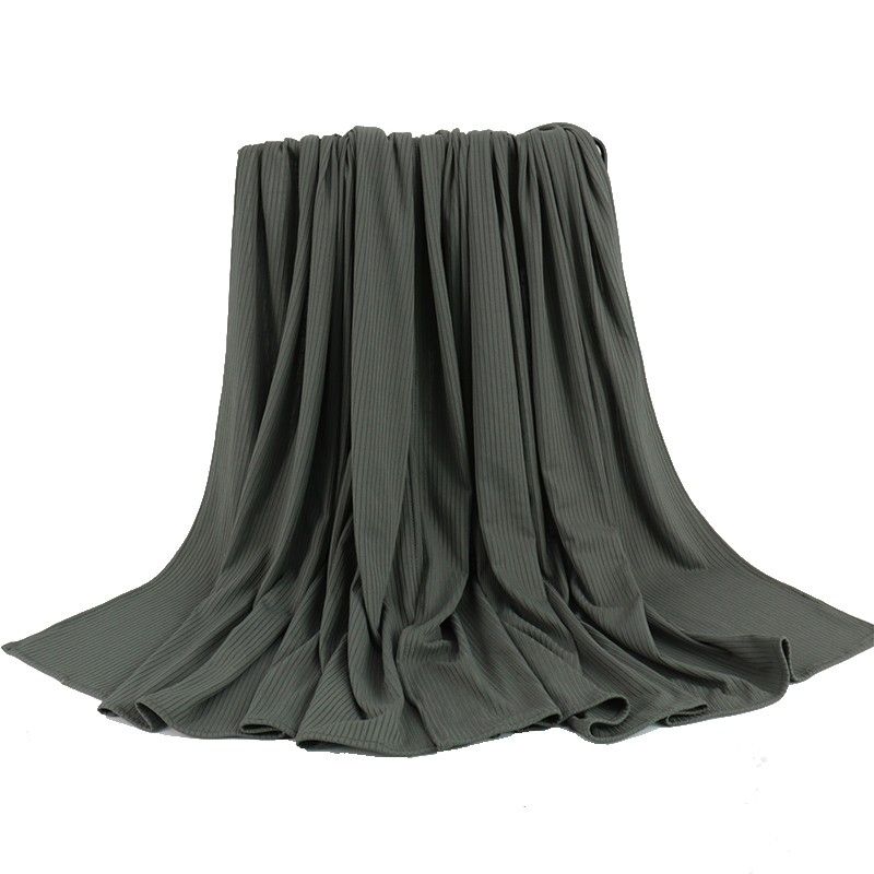 Lavish Ribbed Jersey Hijab / Shawl