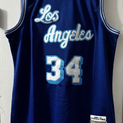 Lakers Shaquille O’Neal Jersey Size XL New M&N