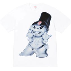 NEW SUPREME SNOWMAN TEE White | XLarge
