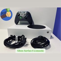 Microsoft Xbox Series S 512GB White Console W/ Cables & Controller🎮