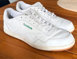 White Reebok size 12