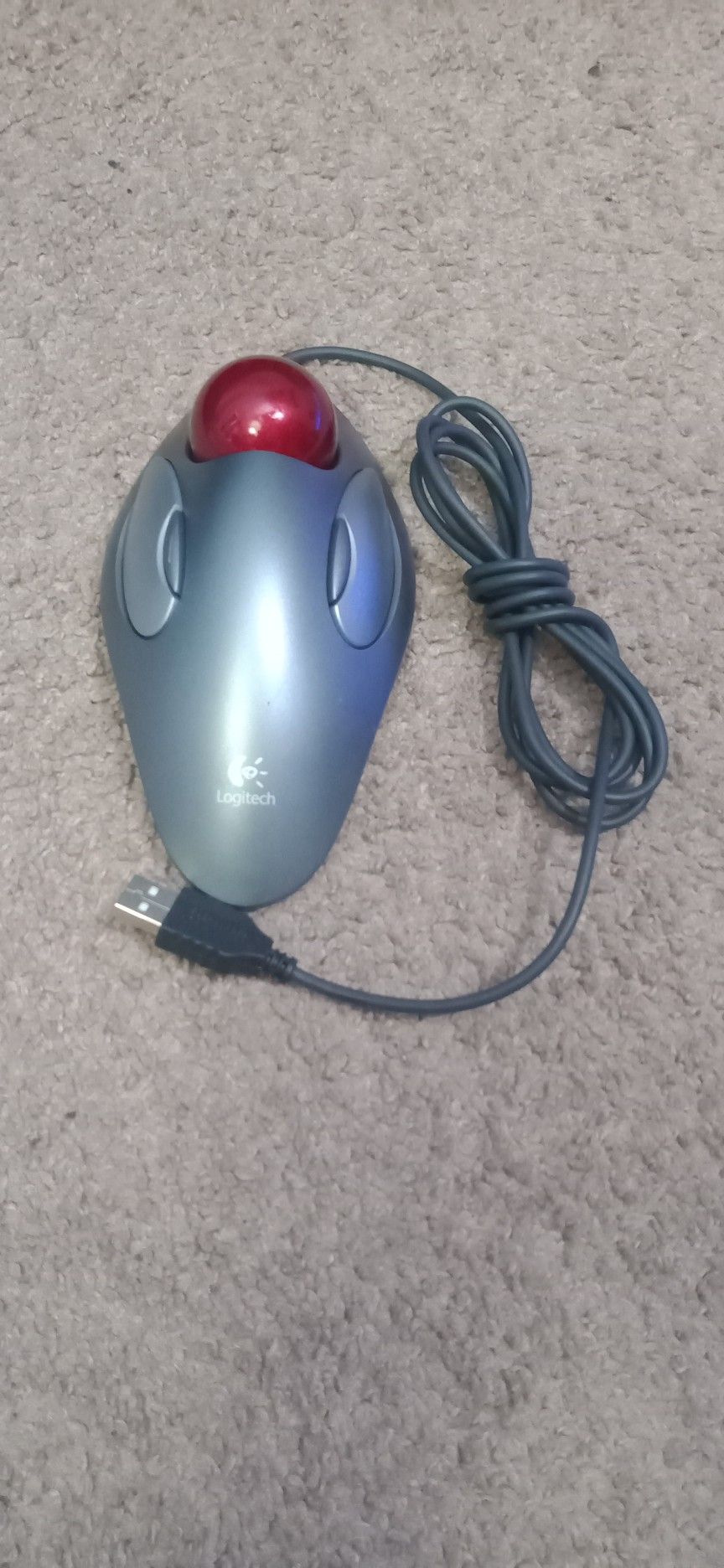 Logitech Track Ball USB Mouse
