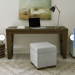 Table And 2 Storage Ottomans