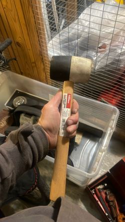 Hyper Tough 16-oz Double Sided Rubber Mallet