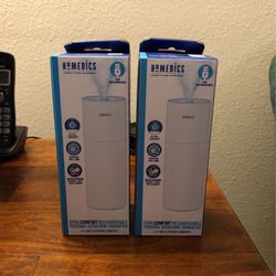 2 Homedics Rechargeable Room Humidifier