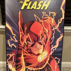 The Flash Comic Book Wall Art 