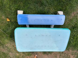 Fisher-Price Kids Plastic Table and Bench