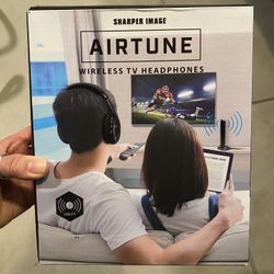 Sharper Image Airtune Wireless TV Headphones 