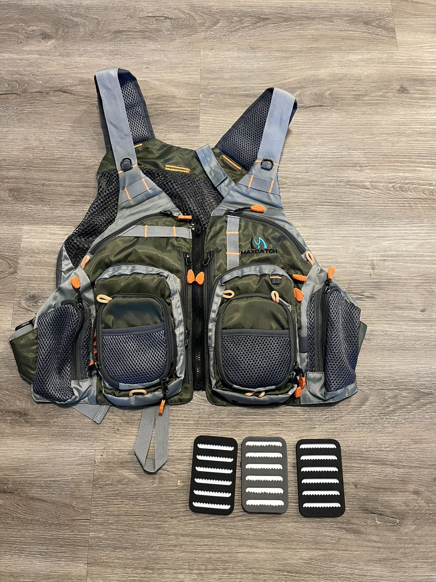 Maxcatch Fly Fishing Mesh Vest (Vest / Sling Pack / Backpack) Adjustable Size
