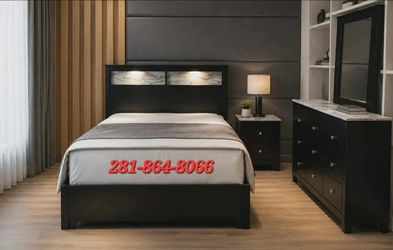 New Black Queen Bedroom set