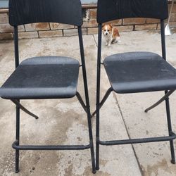 Black IKEA Bar Stool