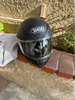 Shoei RF-SR motorcycle helmet and gloves size small
