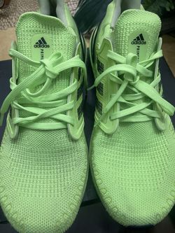 Men's Adidas Ultraboost 20 EG0710 Volt grn, sz 11.5 running, trail, training
