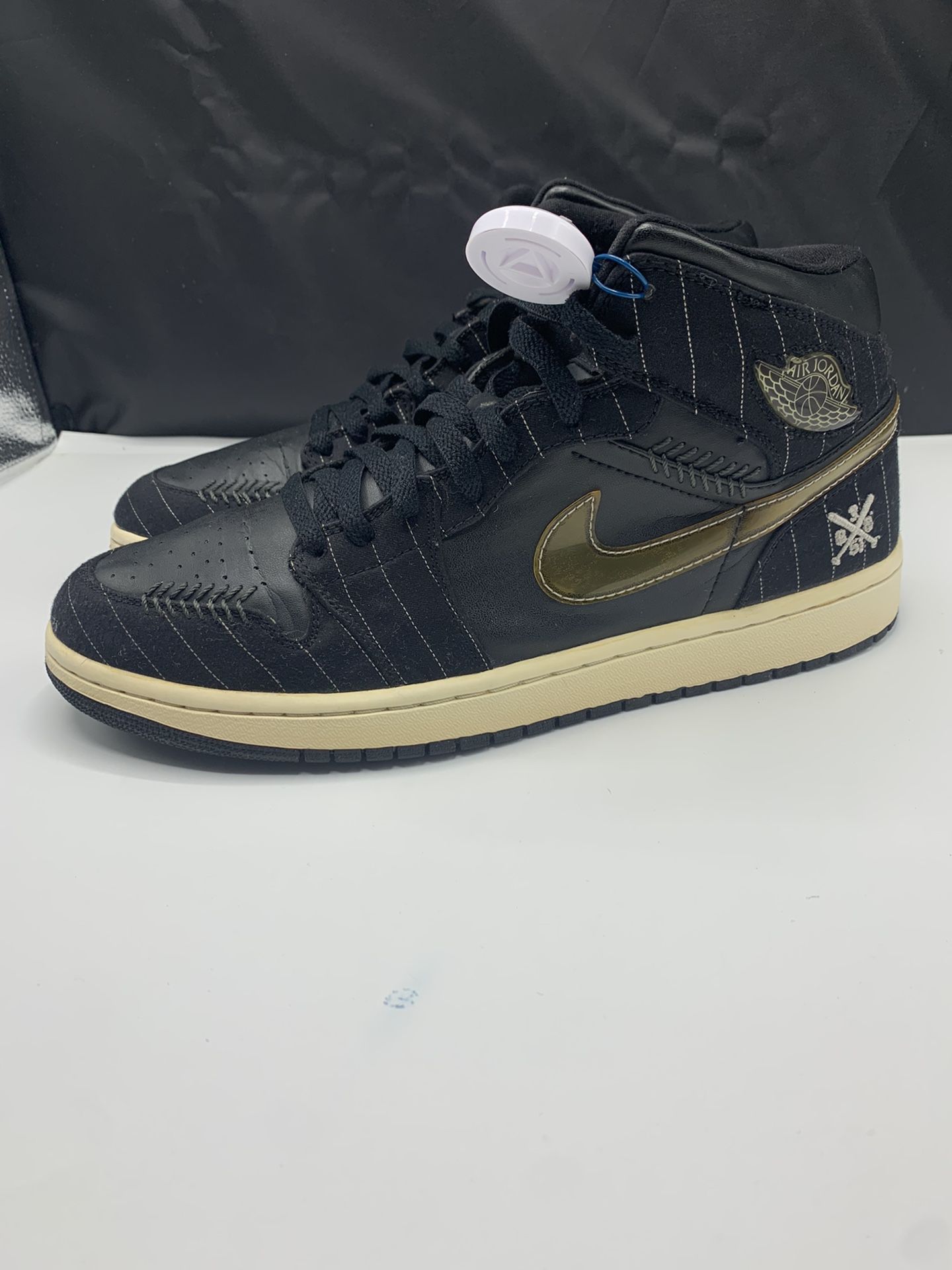 Air Jordan 1 Black Barons Away 2007