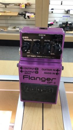 Flanger guitar pedal