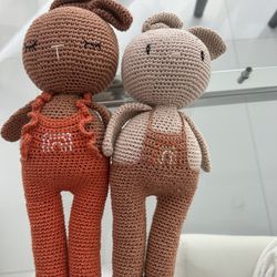 Crochet Bunny Dolls – Handmade 