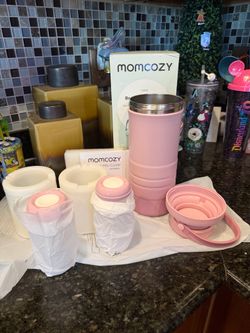 NIB Momcozy Pink Portable Milk Cooler 22oz.