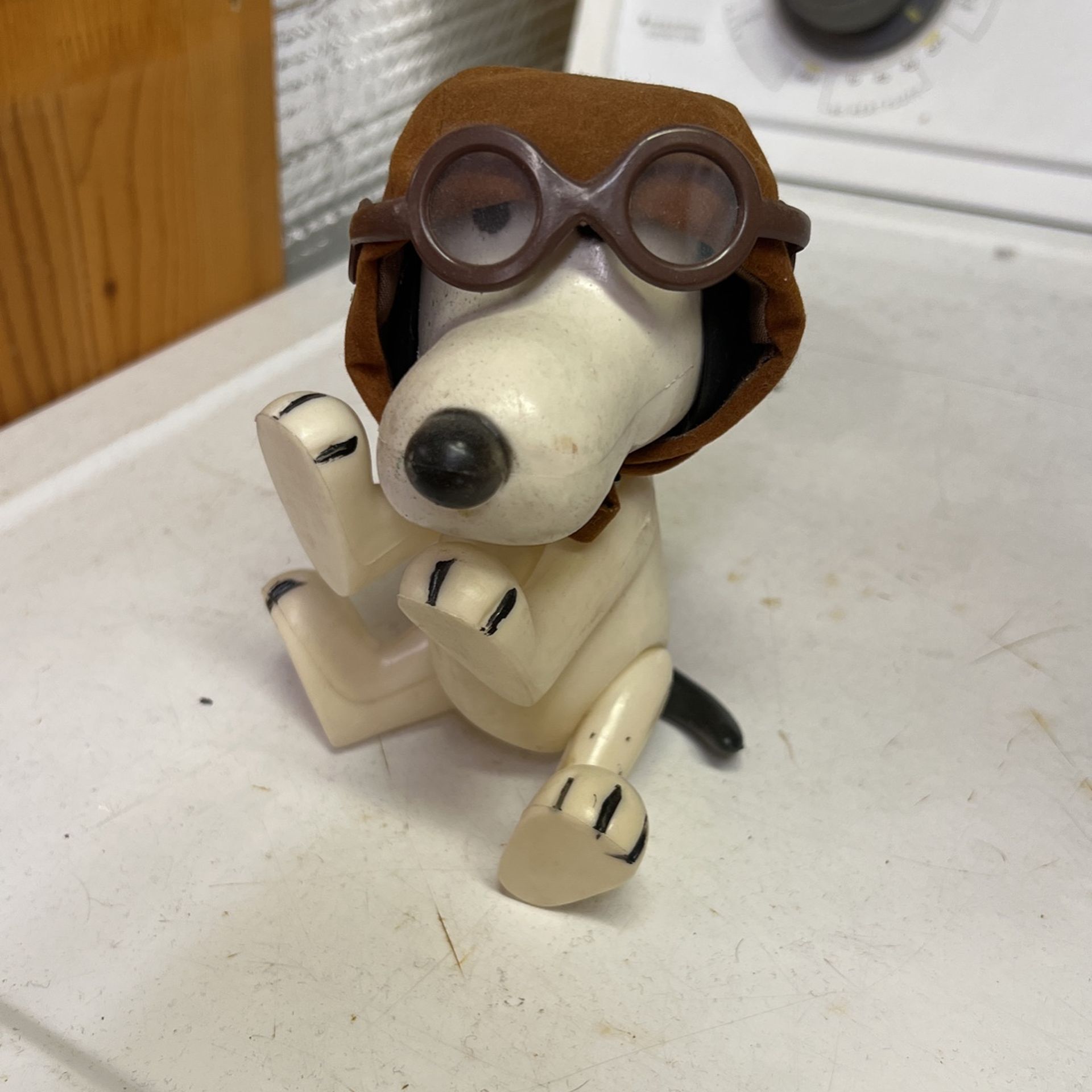 Antique Snoopy Red Baron Charlie Brown Toy Peanuts Was My Dads