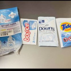 150 Tide pods , bounce, Downy **Steal***