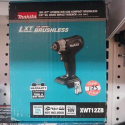 Makita New 3/8” Impact Wrench Brushless 