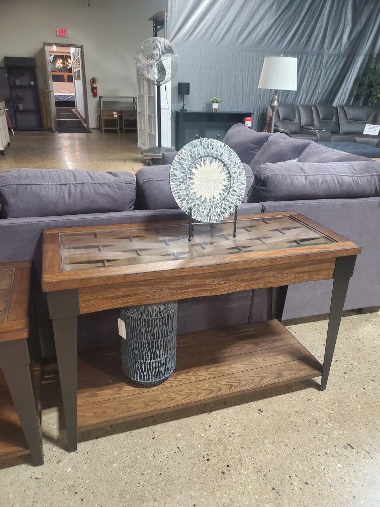 New Solid Wood Sofa Entryway Table (New)