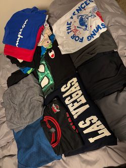 Mixed Clothing Bundle – Champion, Graphic Tees & More