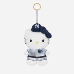 FOCO New York Yankees Mini Plush Hello Kitty Bag Charm Keychain