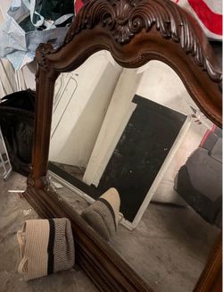 Huge antique mirror
