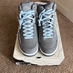 WMNS Jordan 2 Retro Cool Grey/ Ice Blue 