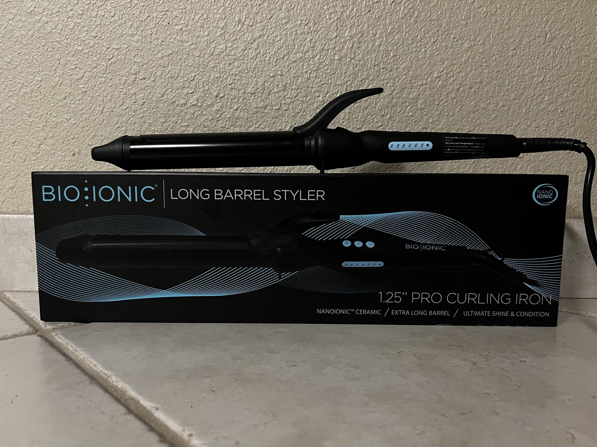 BIO IONIC Long Barrel Curling Iron