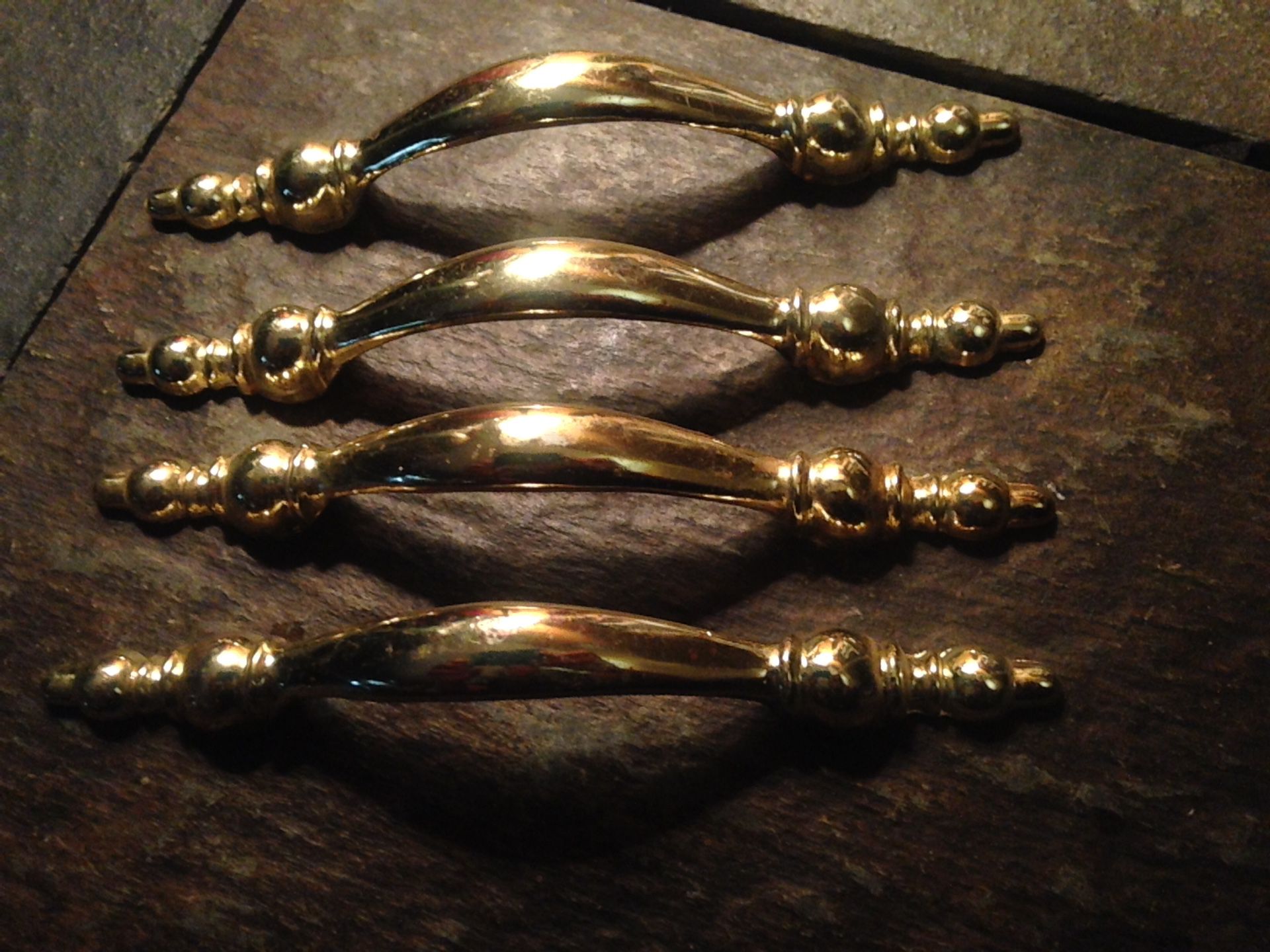 Gold kitchen metal handles 21 pieces
