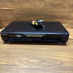 Panasonic DVD-RP56 DVD/CD Player No Remote W AV Cord Clean Tested & Working 