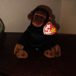 Ty beanie baby congo monkey mint condition extremely rare 