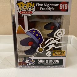 Sun & Moon Funko Pop Signed