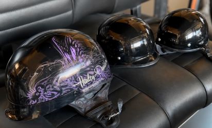 Harley Davidson Helmet Lot 3 Included