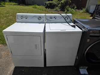 Speed queen washer and dryer set Electric topload