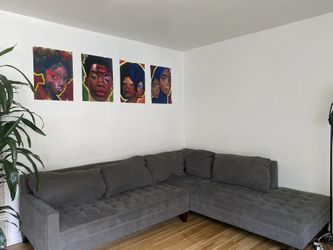 Gray Sectional Sofa
